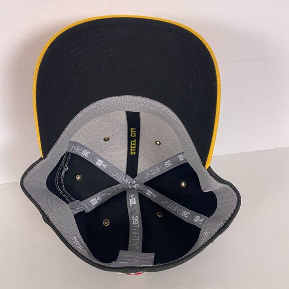 Pittsburgh Steelers New Era 39Thirty Hat Cap Fitted Small Medium NFL Football - Picture 8 of 10